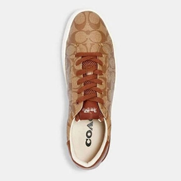 New Men's COACH Lowline Signature Low Top Size 9 - Picture 3 of 4